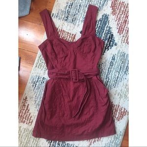 Urban Outfitters maroon dress